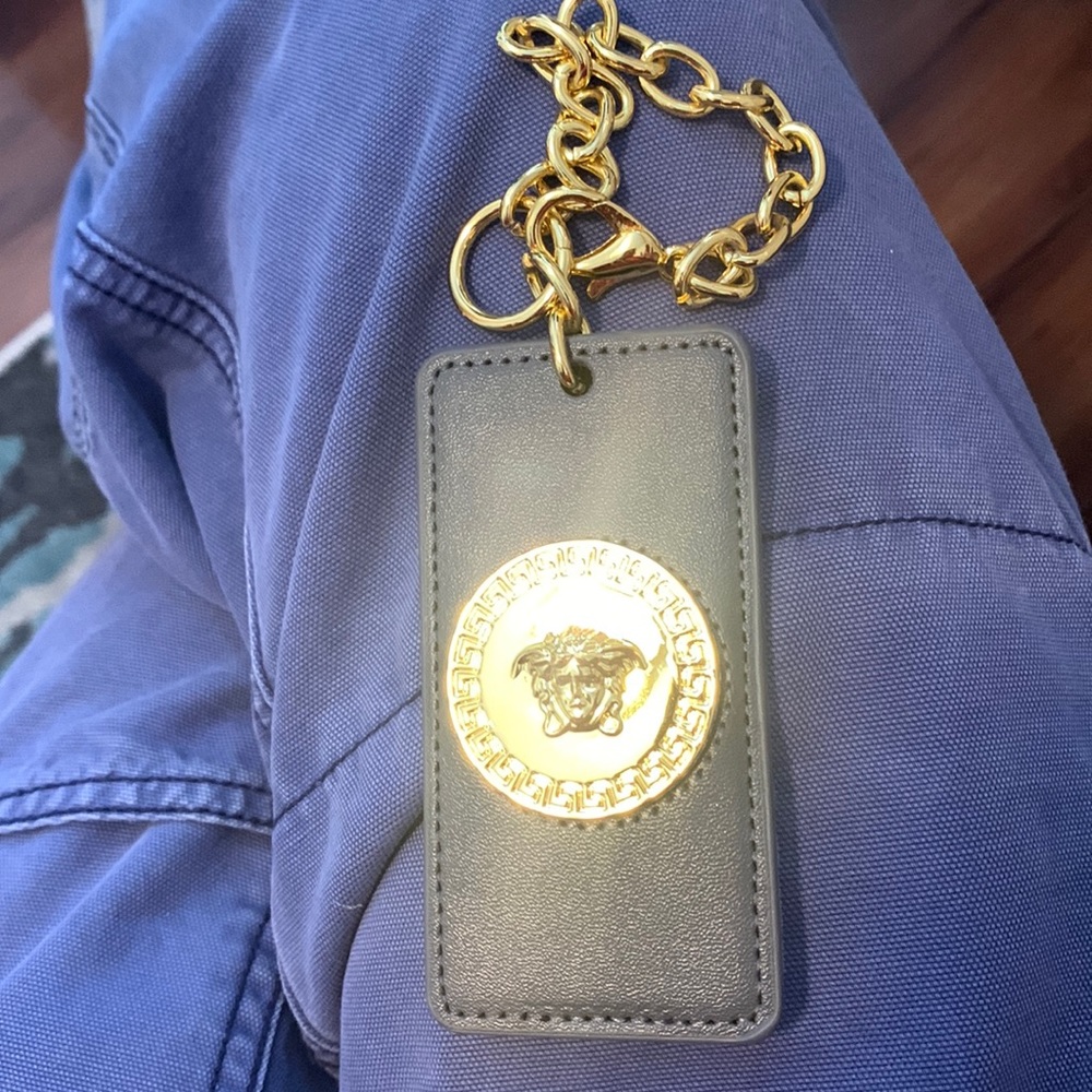 VERSACE luggage tag : key ring